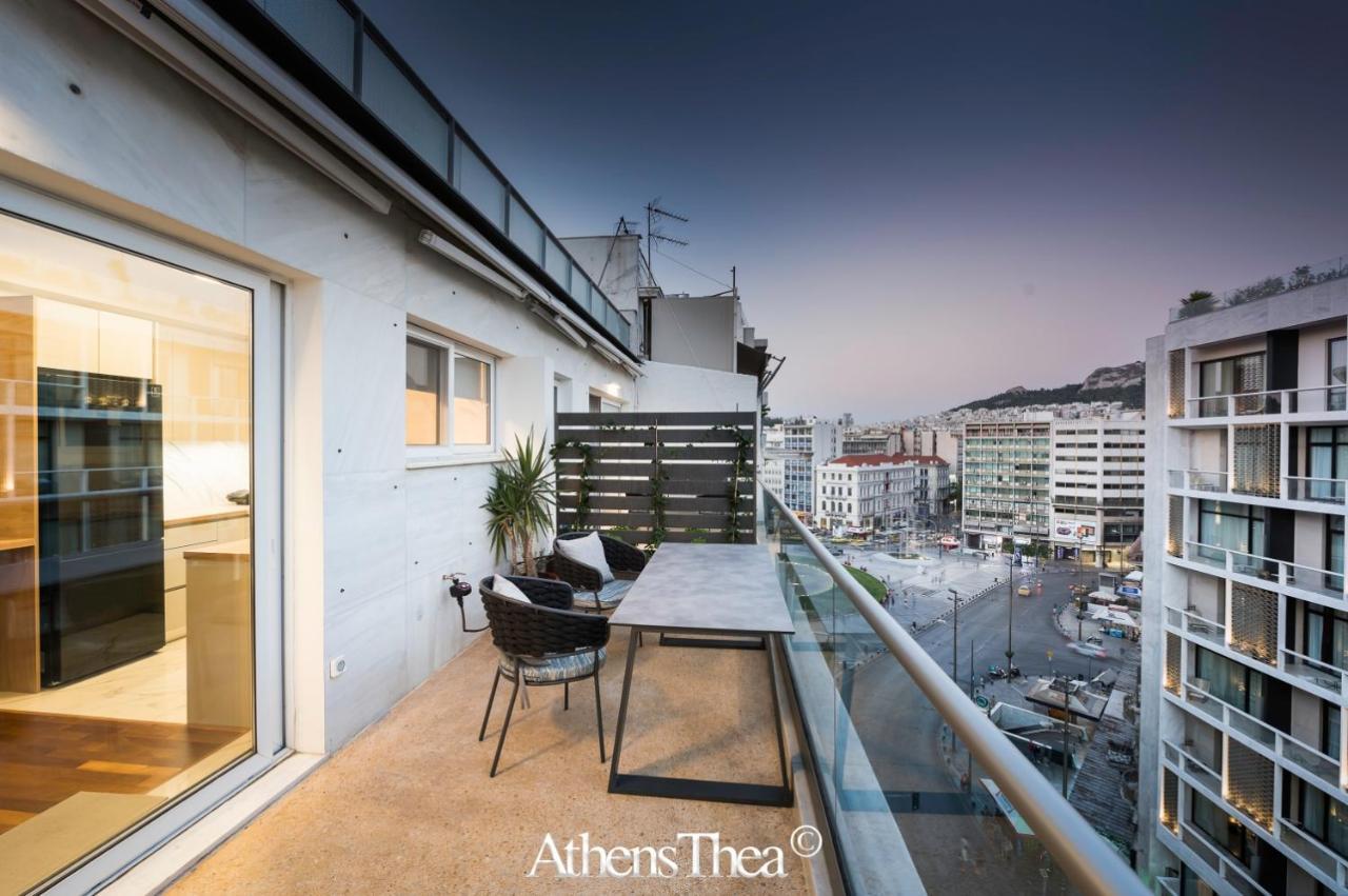 Athensthea Alpha Luxury Penthouse Apt In Omonia Экстерьер фото